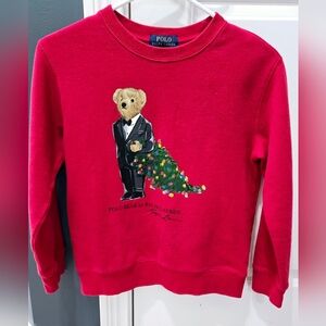 Vintage Polo Ralph Lauren Christmas Bear Sweatshirt - Size M